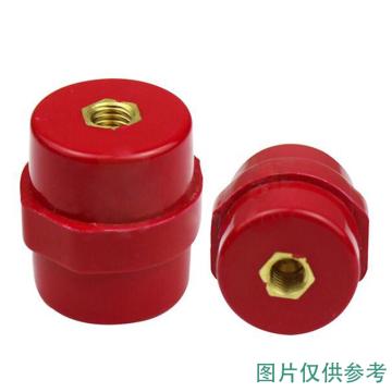 德力西/DELIXI SM7120红色绝缘子，SM712060M10 高度60 螺纹M10 10个/包 售卖规格：1包