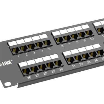 SK-LINK 50口非屏蔽三类语音配线架，SK-LINK SK-PRJ11-50 售卖规格：1块