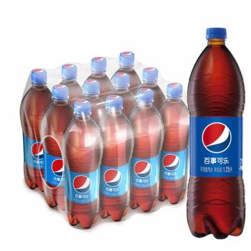 百事可乐 原味碳酸饮料，1.25L*12瓶装 塑包（一件代发） 售卖规格：12瓶/箱