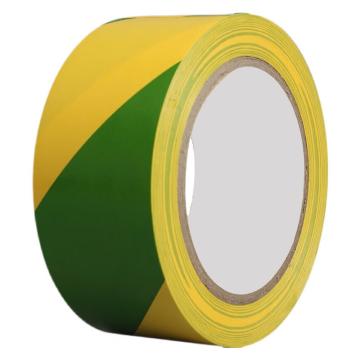 工邦达 黄绿PVC警示胶带，4.4cm*16m，GBD5099 售卖规格：1卷