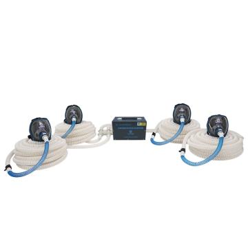 海固 智能型彩屏电动送风式长管呼吸器，HG-DHZK20AH6.0A/Q4全面罩四人 四人 全面罩 售卖规格：1套