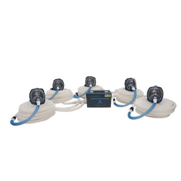 海固 智能型彩屏电动送风式长管呼吸器，HG-DHZK20AH6.0A/Q5全面罩五人 五人 全面罩 售卖规格：1套