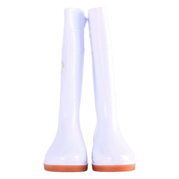 成楷科技 PVC白色食品级加工靴，CKF-X00536# 耐油耐酸碱 售卖规格：1双