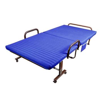三极户外 折叠床，TP1015 31*90*190cm 蓝色 海绵垫