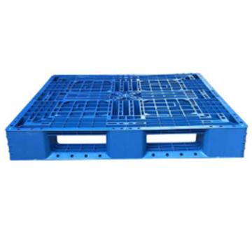 安赛瑞 田字塑料托盘 110×110×15cm，蓝色，23727