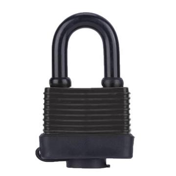 布朗森/BRONSON 户外防水短梁千层锁，A8654 黑色不通开 锁体宽39mm 锁钩净高20mm（2个装） 售卖规格：2个/包