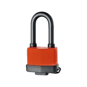 布朗森/BRONSON 户外防水长梁千层锁，A8657 红色不通开 锁体宽39mm 锁钩净高36mm（2个装） 售卖规格：2个/包