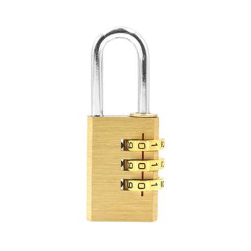 布朗森/BRONSON 纯铜密码锁，A8718 锁体宽21mm 三位密码（3个装） 售卖规格：3个/包
