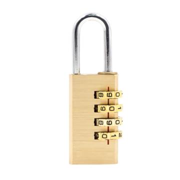 布朗森/BRONSON 纯铜密码锁，A8719 锁体宽21mm 四位密码（3个装） 售卖规格：3个/包
