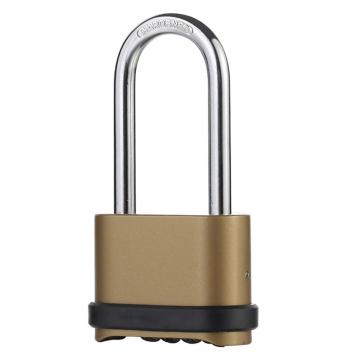 布朗森/BRONSON 锌合金底部长梁密码锁，A8726 锁体宽56mm 锁钩净高57mm 四位密码（2个装） 售卖规格：2个/包