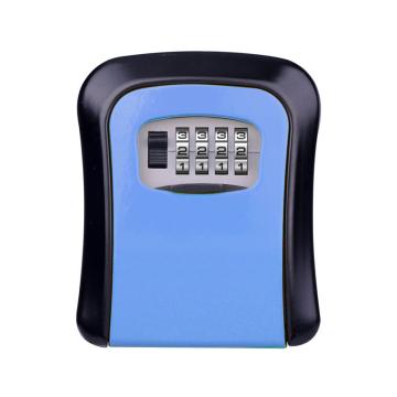 布朗森/BRONSON 蓝色壁挂式密码钥匙盒，A8758 外部尺寸95*114*40mm（2个装） 售卖规格：2个/包