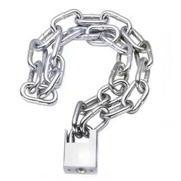 布朗森/BRONSON 链条锁，A8782 长80cm粗6mm链条+宽40mm防剪锁 不通开（3个装） 售卖规格：3个/包