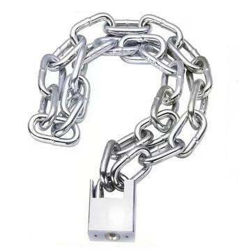 布朗森/BRONSON 链条锁，A8783 长1m粗6mm链条+宽40mm防剪锁 不通开（3个装） 售卖规格：3个/包