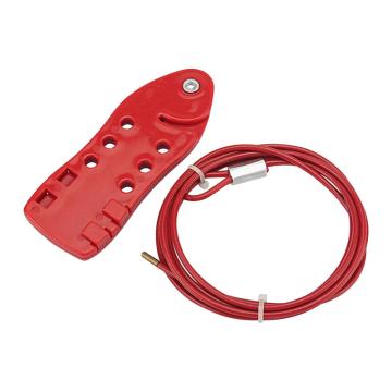 布朗森/BRONSON 鱼形线缆绳锁，A8817 钢缆直径3.3mm 长度2.4米（2个装） 售卖规格：2个/包