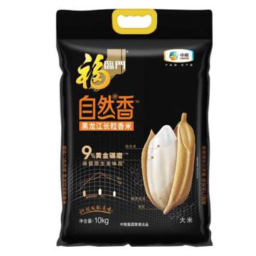 福临门 自然香黑龙江长粒香米，10kg