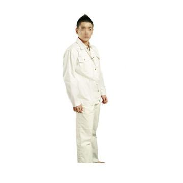 冀凤龙 阻燃防护服，3003-12 ，本白色 XL 全棉 售卖规格：1套