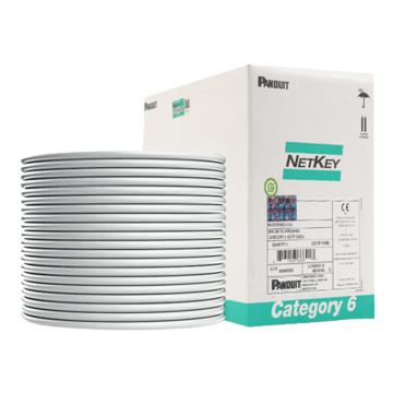 泛达/Panduit CAT6六类 CM阻燃等级 24AWG非屏蔽网线，NUC6C04IG-FE 售卖规格：305米/卷