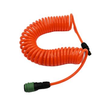 纽曼克 PU伸缩管弹簧管（带日式塑钢快接），PU8x12-15m-O橙色 售卖规格：1根