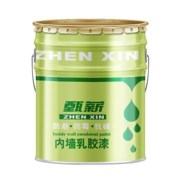 甄薪/ZX 内墙乳胶漆，内墙乳胶漆，BG02湖绿色，20kg/桶 售卖规格：20公斤/桶