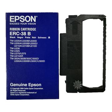 爱普生/Epson 色带架，ERC-38B 黑色 适用TM-U220A/U220B/U220D/U200A/U200B/U200D/U375机型 售卖规格：1个