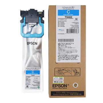 爱普生/Epson 墨盒，T9482 青色 标容3000页（适用WF-5290/5790型） 售卖规格：1盒