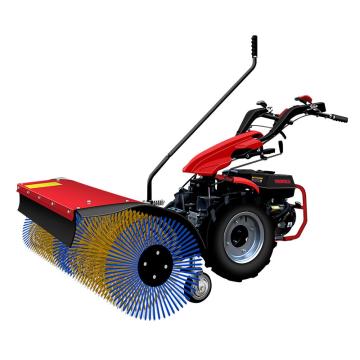 亚伯兰/ABRAM 扫雪车手推式扫雪车，ABRAM-110SX 汽油款配滚刷和雪铲 清扫宽度110cm，电启动 售卖规格：1台