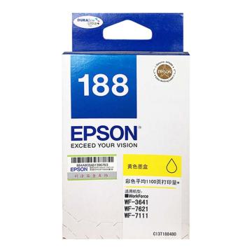 爱普生/Epson 墨盒，T1884 黄色 （适用WF-3641/WF7111/WF7621） 售卖规格：1个