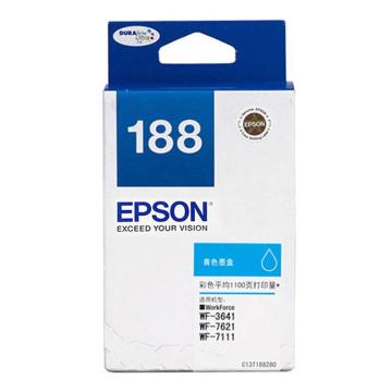 爱普生/Epson 墨盒，T1882 青色 （适用WF-3641/WF7111/WF7621） 售卖规格：1个