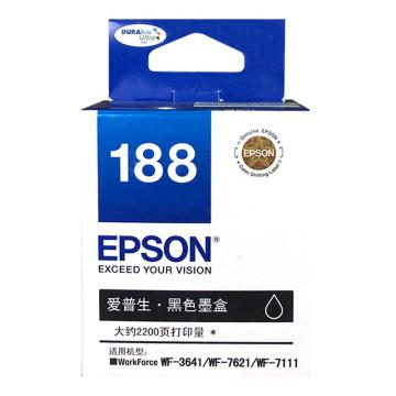 爱普生/Epson 墨盒，T1881 黑色 （适用WF-3641/WF7111/WF7621） 售卖规格：1个