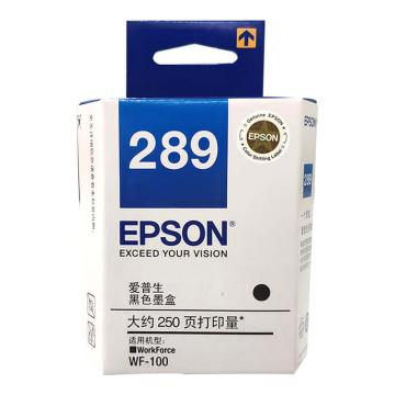 爱普生/Epson 墨盒，T289 黑色 （适用WF-100机型） 售卖规格：1个
