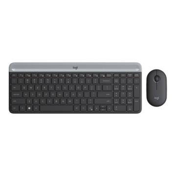 罗技/Logitech 键鼠套装，MK470（黑） 无线超薄全尺寸键鼠套装 售卖规格：1个
