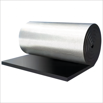 哈德威 铝箔自粘橡塑B2保温板，宽≈1m×长10m×厚25mm （每卷10㎡）