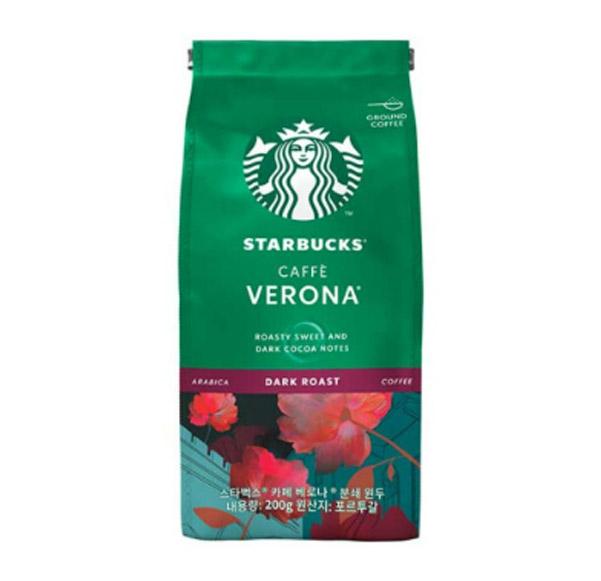星巴克/STARBUCKS 佛罗娜咖啡粉，200g包 6包/箱 (一件代发) 售卖规格：1包