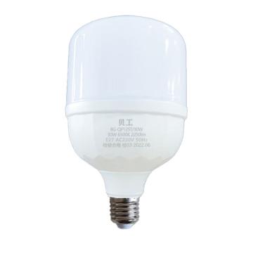 贝工 LED节能灯泡，LM-QP125T/30W E27，6500K，高亮，白光 售卖规格：1个