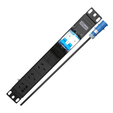 同為 PDU插座，X-PDU/G325DY-10 配25A漏保，輸入32A，3位輸出(1位10A+2位16A)，10米6mm2線 售賣規(guī)格：1個(gè)