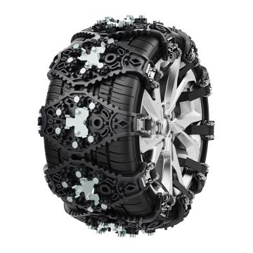 布朗森/BRONSON 通用型汽车防滑链，适用轮胎尺寸范围165-275mm，黑色，重约2.9KG，A9107 售卖规格：8条/套