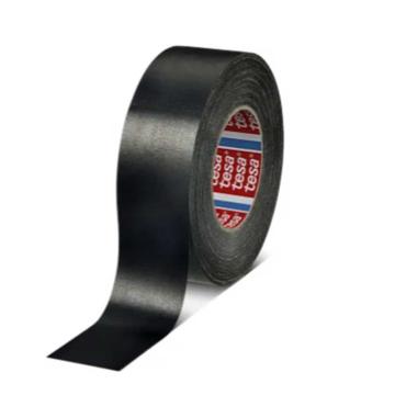 德莎/tesa 耐温丙烯酸涂层布基胶带，tesa-4657 黑色 宽度：50mm 长度:50m 售卖规格：1卷