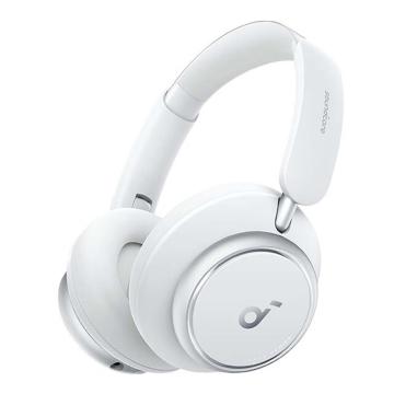 声阔/Soundcore 头戴式无线蓝牙耳机，Q45 白 无线蓝牙耳机三重动态滤噪适用苹果/华为手机 售卖规格：1副
