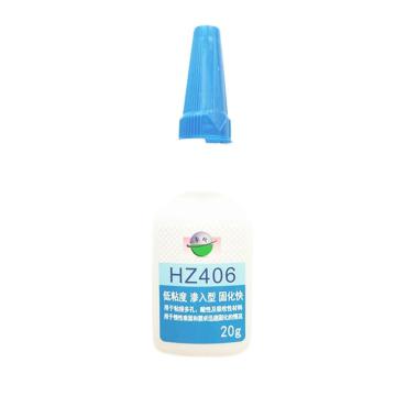 豪致 瞬干胶，HZ-406 售卖规格：20克/瓶
