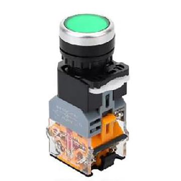 凌研电子 带灯按钮绿色，LA710-10D/G24V 售卖规格：1包