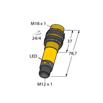 图尔克/TURCK 光电开关接收器，RO20M-BS18-VP6X2E-H1141 售卖规格：1个
