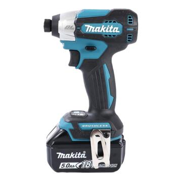 牧田/makita 充电式冲击起子机，DTD157SX1 ，18V,最大扭矩140Nm，电池5.0Ah+2.0Ah两电一充 售卖规格：1台