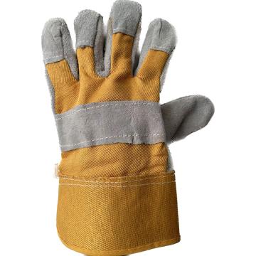 雷捷 海员半皮手套，LJ1185 牛皮二层，均码，10付/打,20打/包 售卖规格：1付