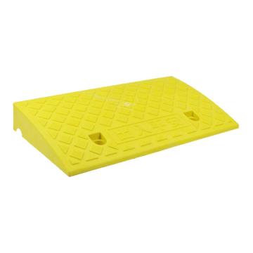 安赛瑞 斜坡垫，马路牙子路沿，塑料汽车爬坡垫，50x27x7cm，黄色，1D00039 售卖规格：1个