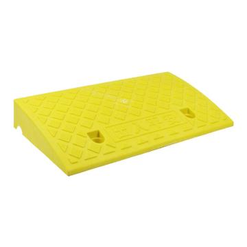 安赛瑞 斜坡垫，马路牙子路沿，塑料汽车爬坡垫，50x27x9cm，黄色，1D00042 售卖规格：1个
