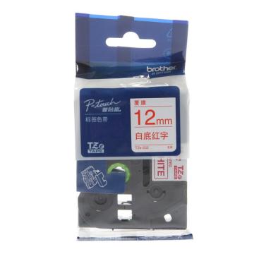 兄弟/BROTHER 标签色带，TZE-232 白底/红字 12mm 后期型号升级为TZE-Z232，产品不变） 售卖规格：1卷