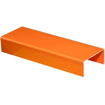 安赛瑞 PVC门槛保护条，装修U型加厚塑料保护槽，橙色，1B00413 售卖规格：1个