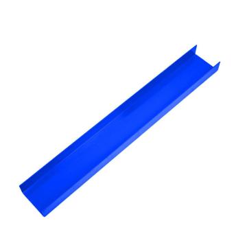 安赛瑞 PVC门槛保护条，装修U型加厚塑料保护槽，蓝色，1B00415 售卖规格：1个