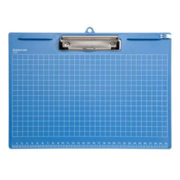 齐心 便携式书写板夹，A725蓝 A4横式 售卖规格：1个