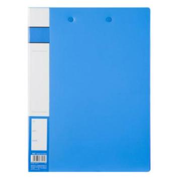 齐心 办公必备轻便夹，A604 蓝色 A4长押夹+板夹 售卖规格：1个